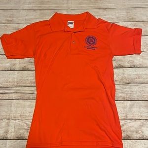 Vintage Syracuse University Alumni 👩‍🎓 Orange Polo size S